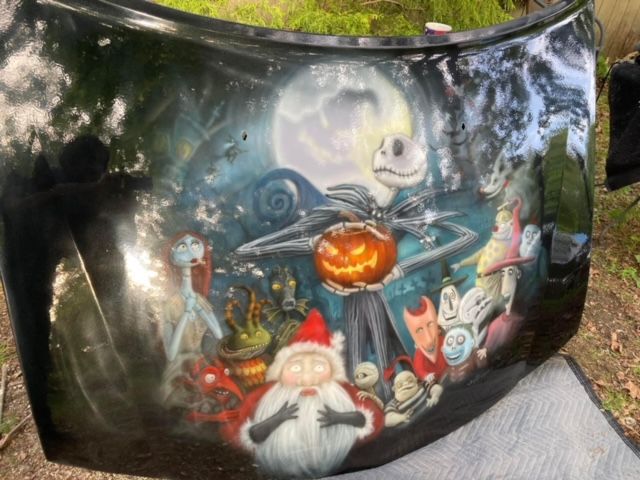 Joey Rizzo airbrush automotive painting