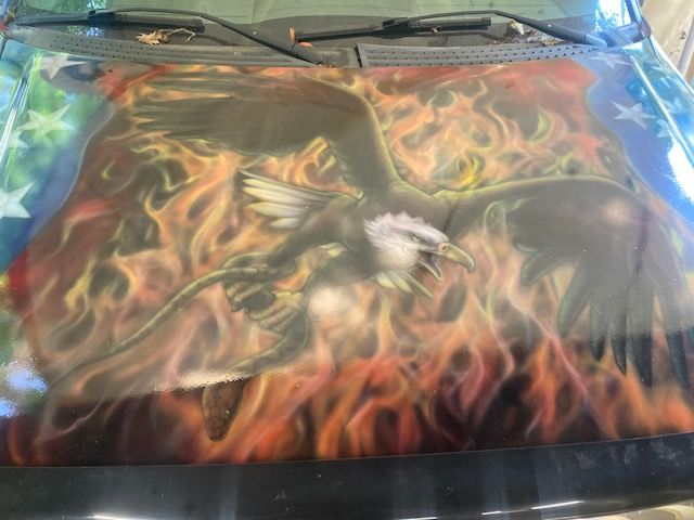 Joey Rizzo Automotive airbrush painting