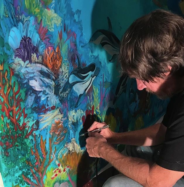 Joey Rizzo Mural Painting